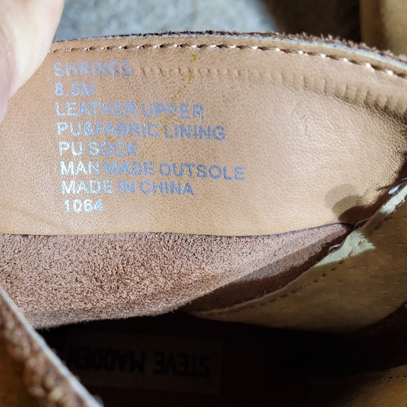 Steve Madden/ Suede Leather Booties - Picture 5 of 6